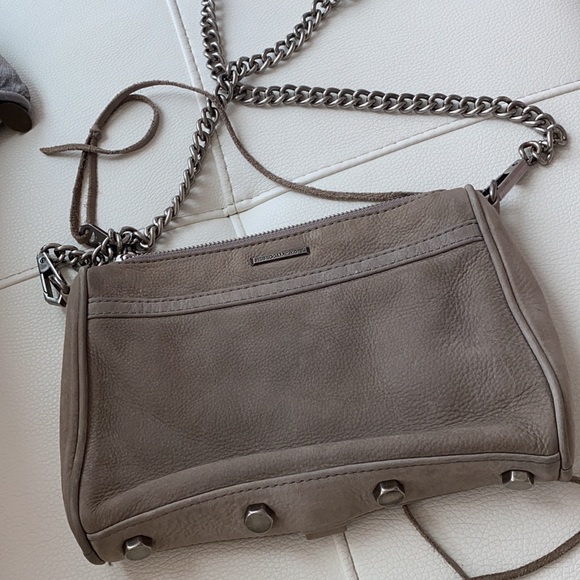 NWOT grey Rebecca Minkoff purse - Picture 2 of 3